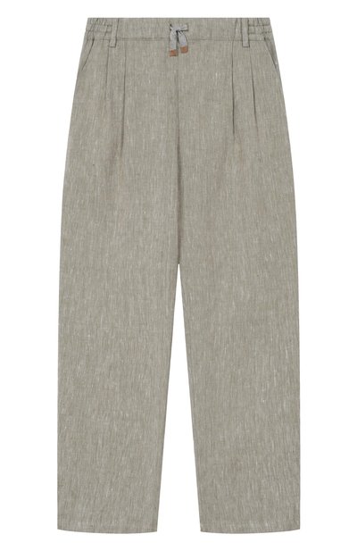 Брюки из шерсти и хлопка ELEVENTY, арт. EY6P10/I0316