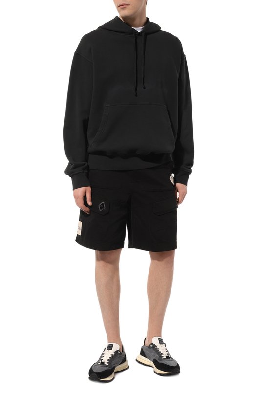 Хлопковые шорты A-COLD-WALL Чёрный, фото 2