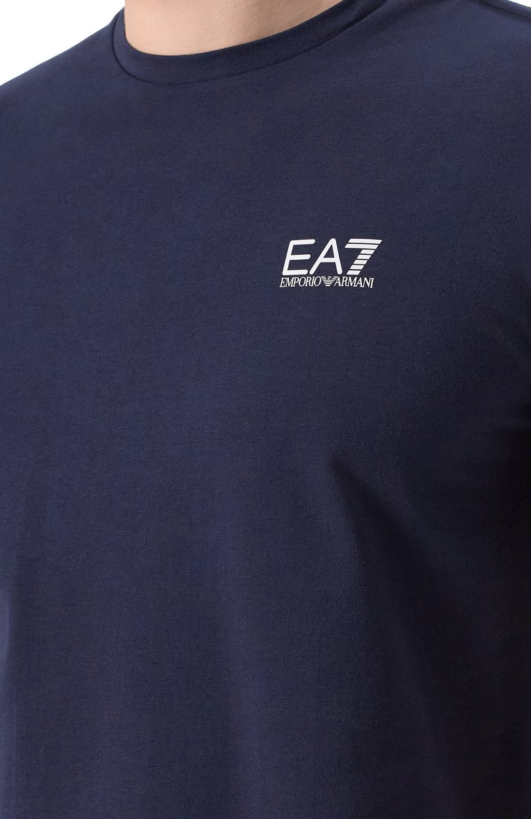 Хлопковая футболка EA7, арт. 8NPT26/PJVQZ, фото 1