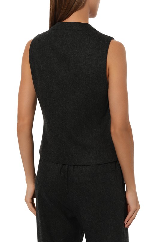 Жилет из шерсти и кашемира Giorgio Armani GW000213/TE10537 Серый  GW000213/TE10537 Фото 4