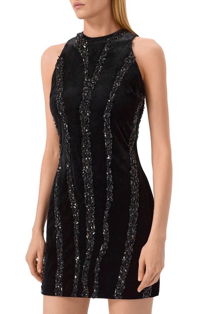 Бархатное платье BALMAIN, арт. FF0R3360/PD22, фото 3