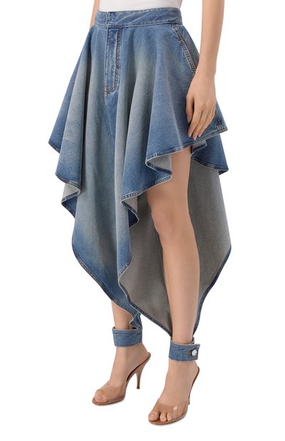 Джинсы ALAIA синего цвета по цене 214000 руб., арт. AA9P1374D026C, фото 3 Джинсы ALAIA, арт. AA9P1374D026C, фото 3