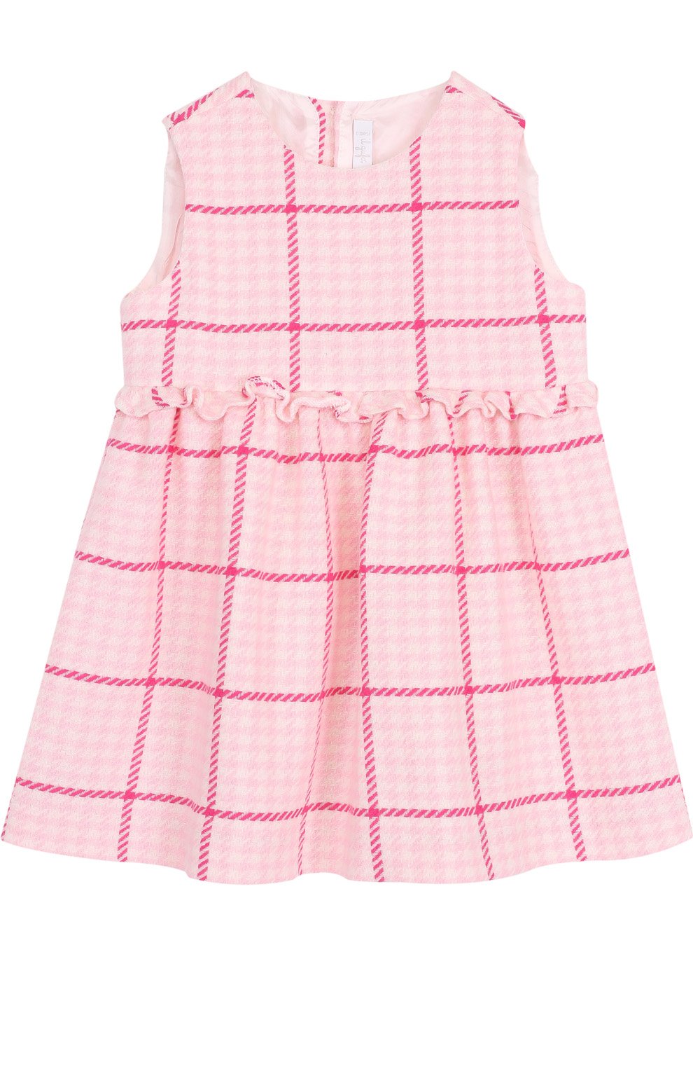 Платье без рукавов с контрастной отделкой IL GUFO, арт. A17SC052W3032/12M-18M, фото 1