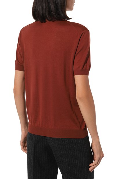 Шерстяной пуловер PRADA, арт. P24V22-J2N-F0033-162, фото 4