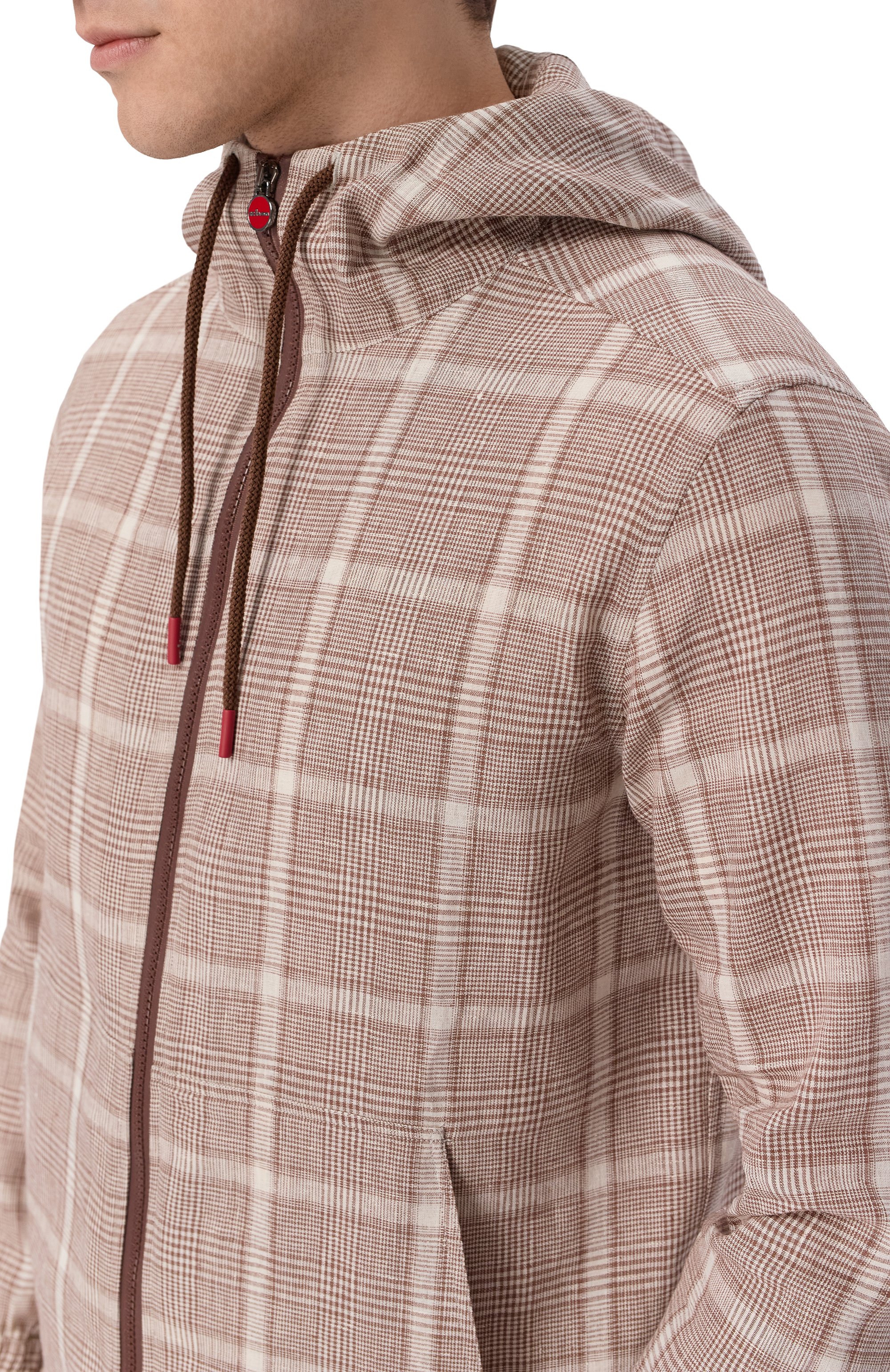 Льняная куртка-рубашка KITON, арт. UMC010H09638, фото 5