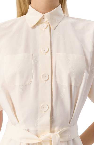 Хлопковое платье VIKA GAZINSKAYA, арт. SS25-13241, фото 5