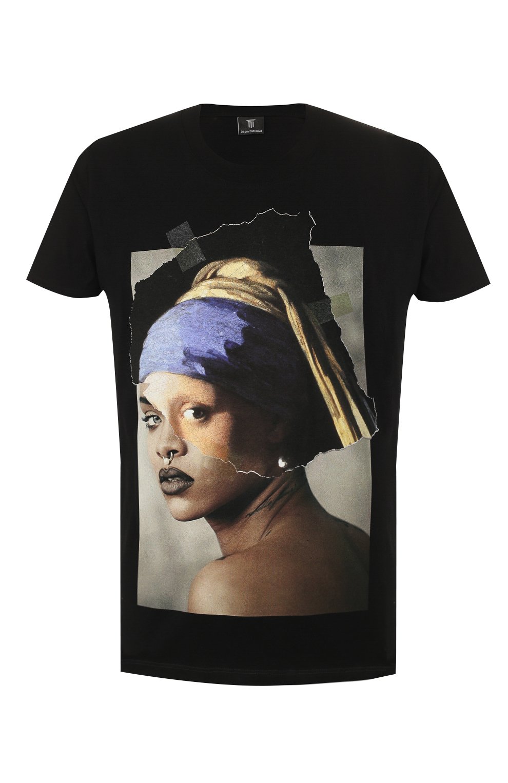 Хлопковая футболка DIEGO VENTURINO, арт. SS20-DV TS D0R, фото 1