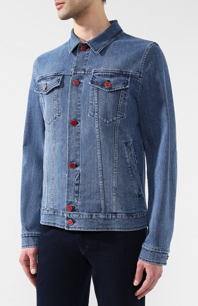 Джинсовая куртка KITON, арт. UW0506J07R52, фото 3