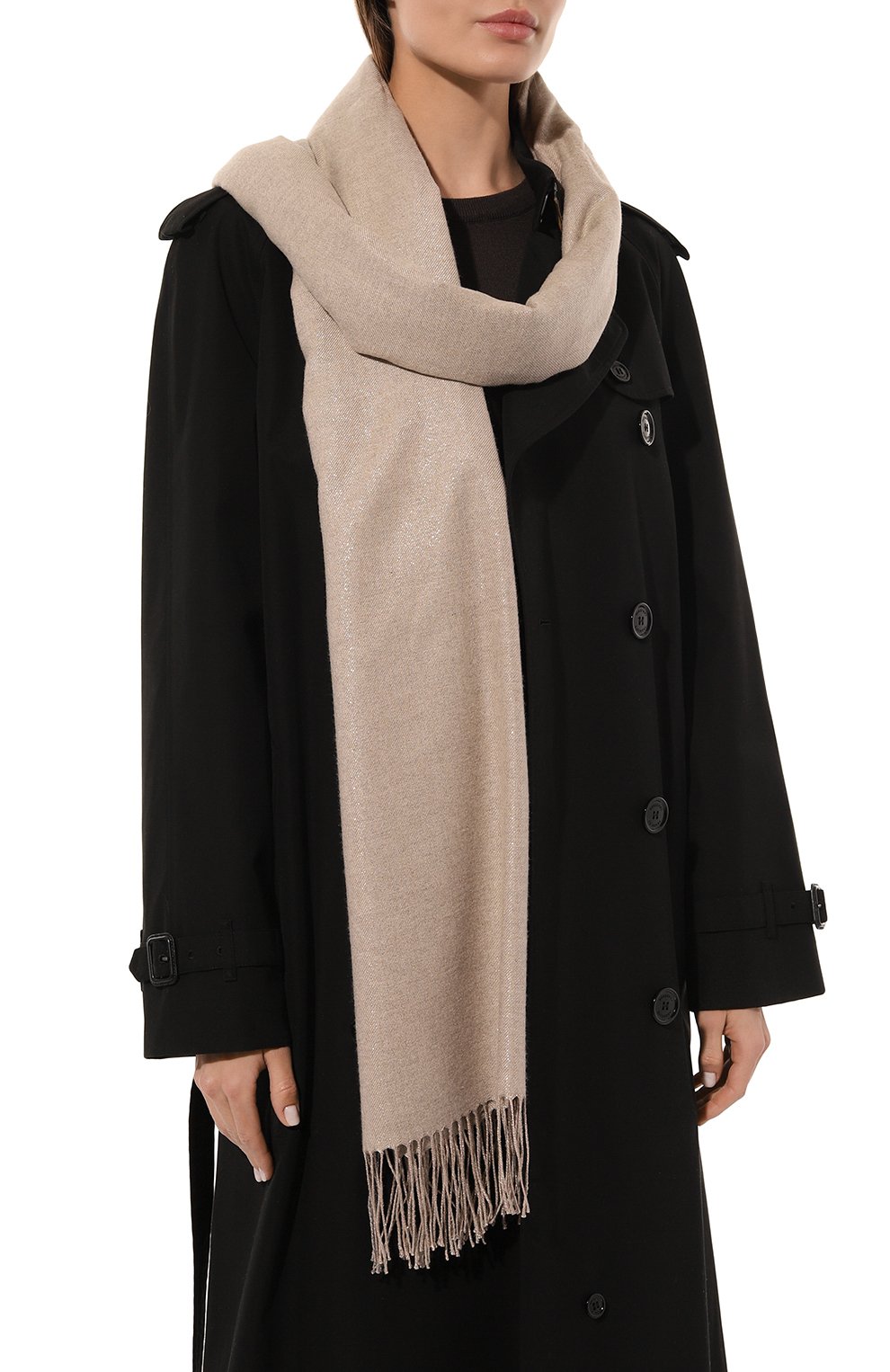 Шарф из шелка и вискозы BRUNELLO CUCINELLI, арт. MSCDAB1100, фото 2