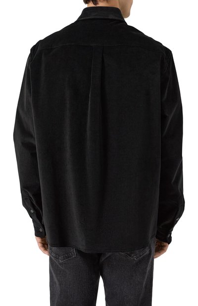 Вельветовая рубашка DOLCE & GABBANA черного цвета по цене 99950 руб., арт. G5MA1T/GJ589, фото 4 Вельветовая рубашка DOLCE & GABBANA, арт. G5MA1T/GJ589, фото 4