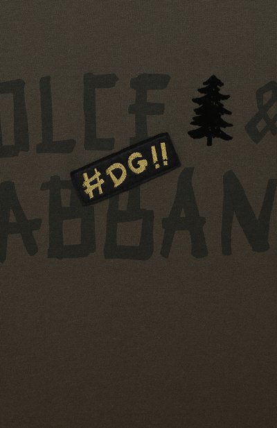 Хлопковая футболка DOLCE & GABBANA, арт. L4JTBL/G7X0E/8-14, фото 3