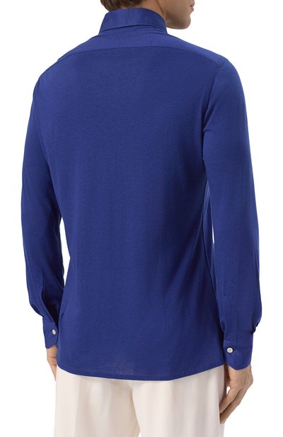 Рубашка из лиоцелла и хлопка KITON, арт. UMCNERH0924202, фото 4