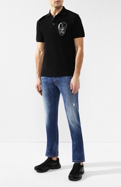 Хлопковое поло JUST CAVALLI, арт. S03GL0024/N21368, фото 2