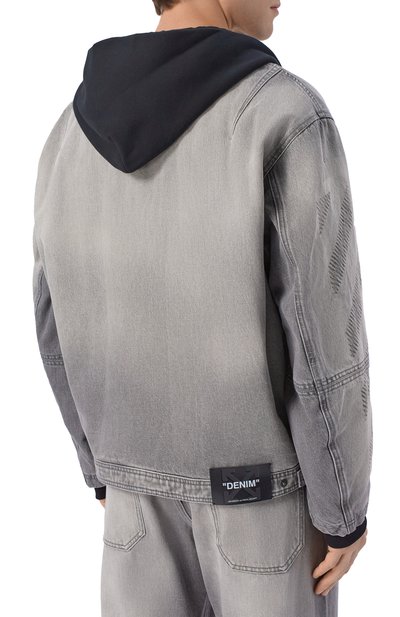 Джинсовая куртка OFF-WHITE, арт. 0MYE09MS26DEN002, фото 4