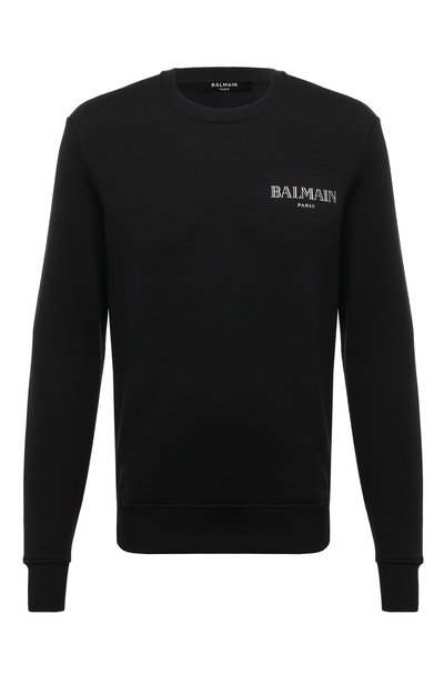 Мужской хлопковый свитшот BALMAIN, арт. DH1JQ040/GD84