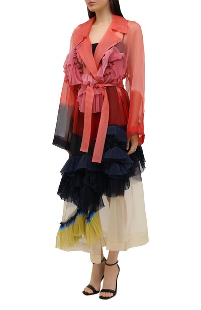 Шелковый тренч DRIES VAN NOTEN, арт. 211-10241-2086, фото 3