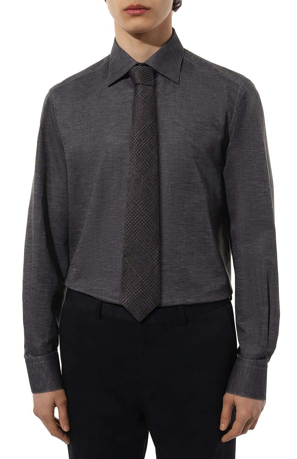 Сорочка из хлопка и льна STEFANO RICCI, арт. MC003685/R2564, фото 3