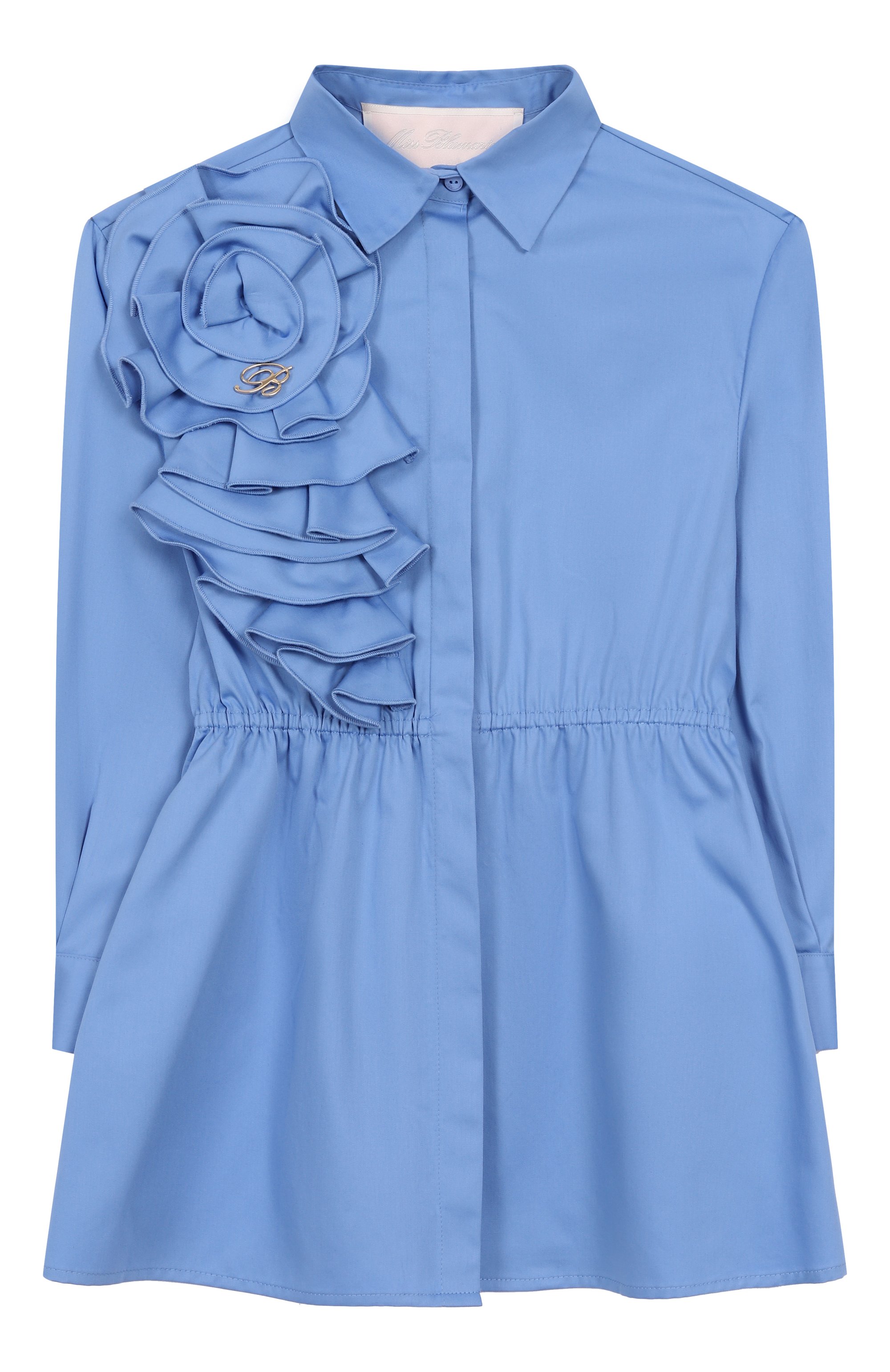 Хлопковое платье BLUMARINE, арт. BFAB015.0.RA009/6A-12A, фото 1