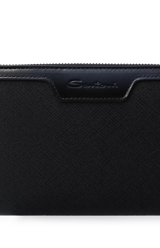 Текстильное портмоне Santoni UFPGA2818F0-GNDS Синий  UFPGA2818F0-GNDS Фото 4