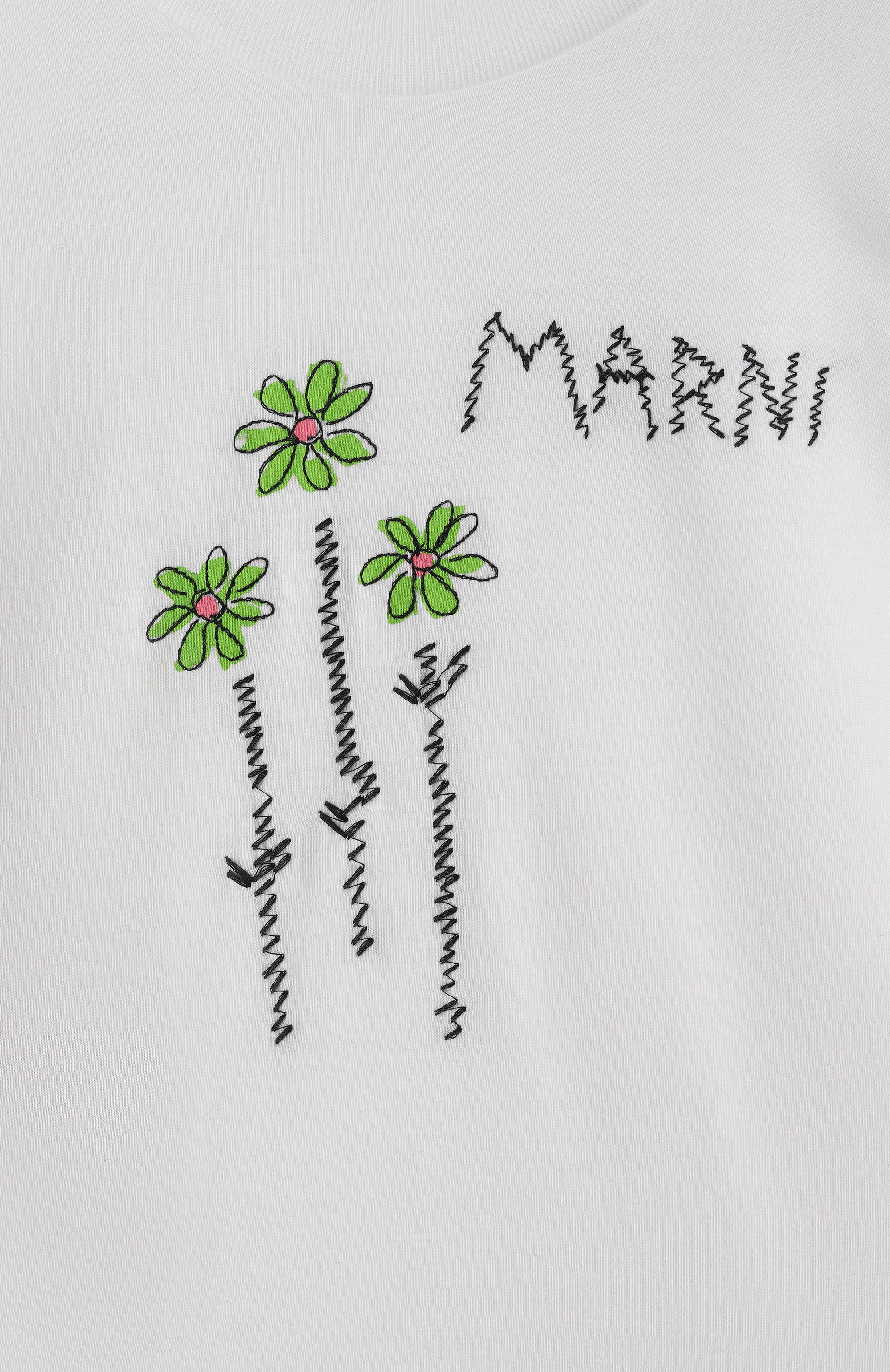 Хлопковая футболка MARNI, арт. M01435/M00RF, фото 3