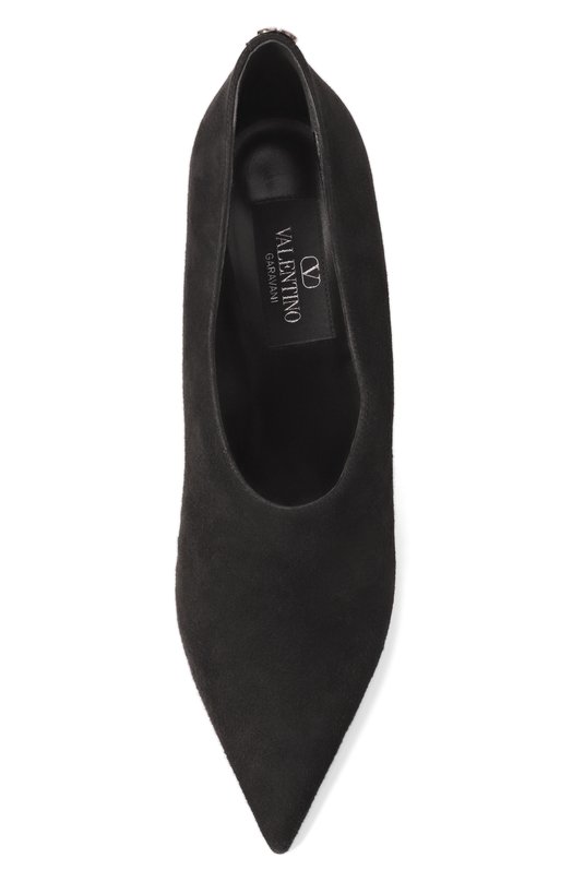 Замшевые туфли Le Salon 105 Valentino 5W0S0KT0/CAS Чёрный  5W0S0KT0/CAS Фото 6