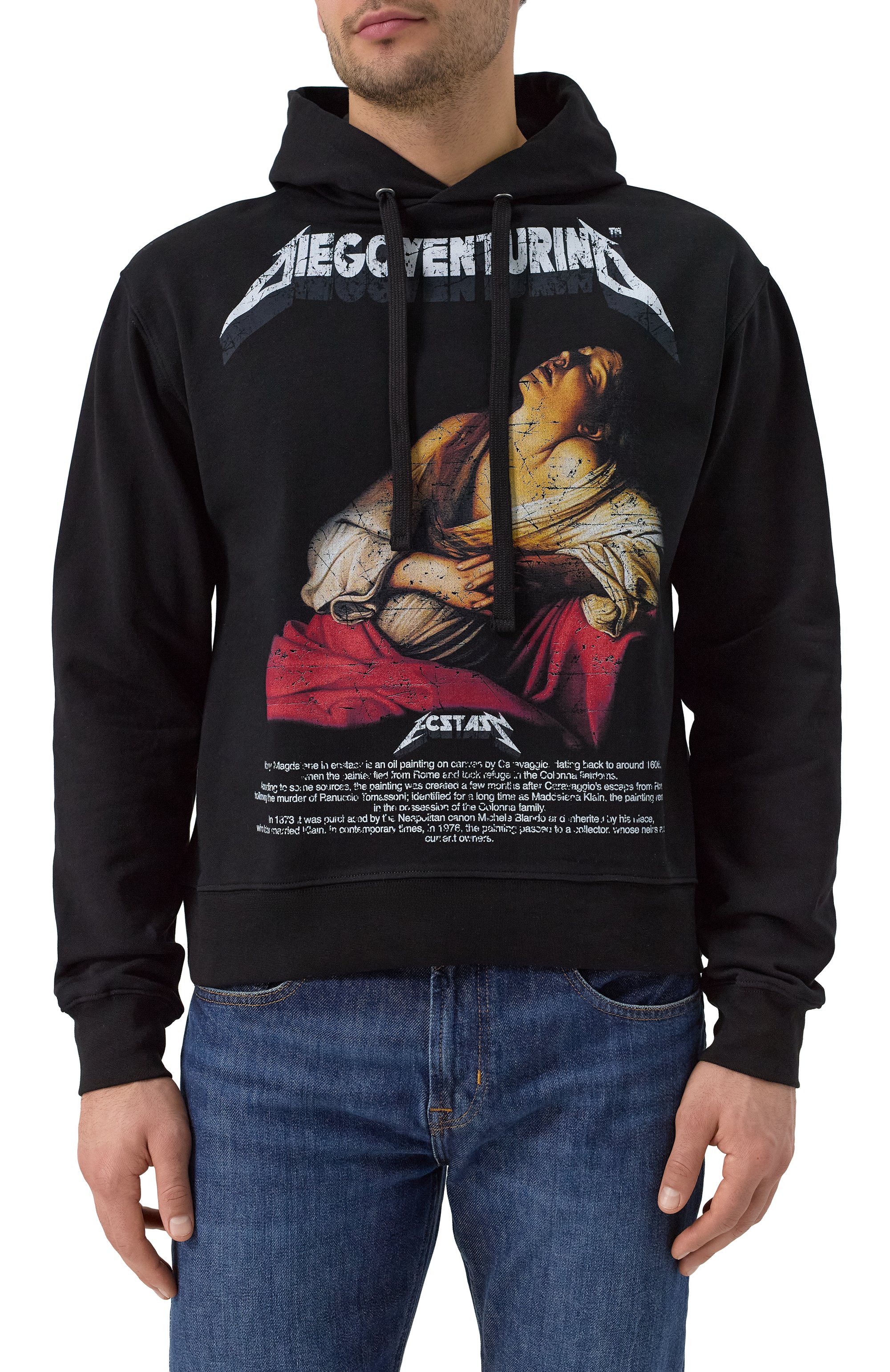 Хлопковое худи DIEGO VENTURINO, арт. DVFLHDVE, фото 3