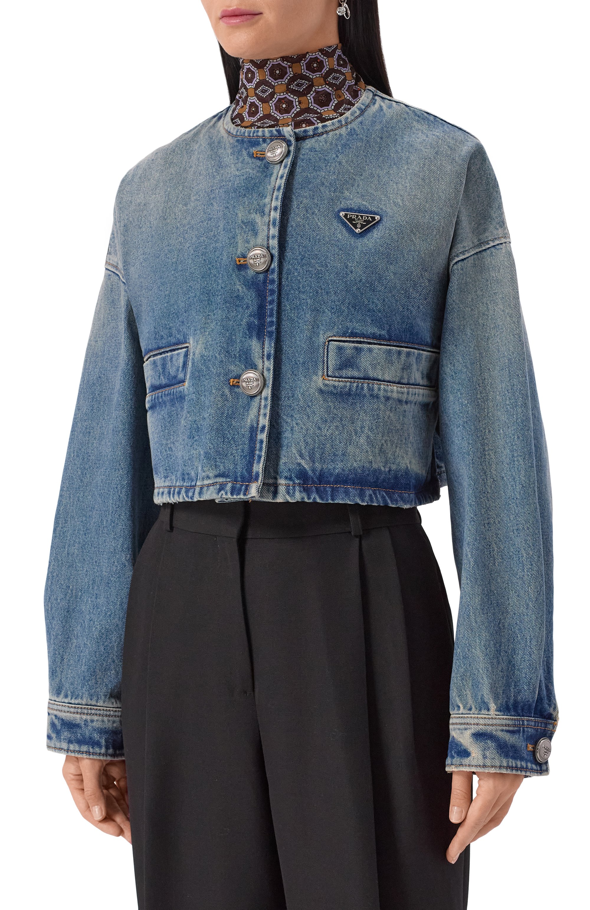 Джинсовая куртка PRADA, арт. GFB297/1200, фото 3