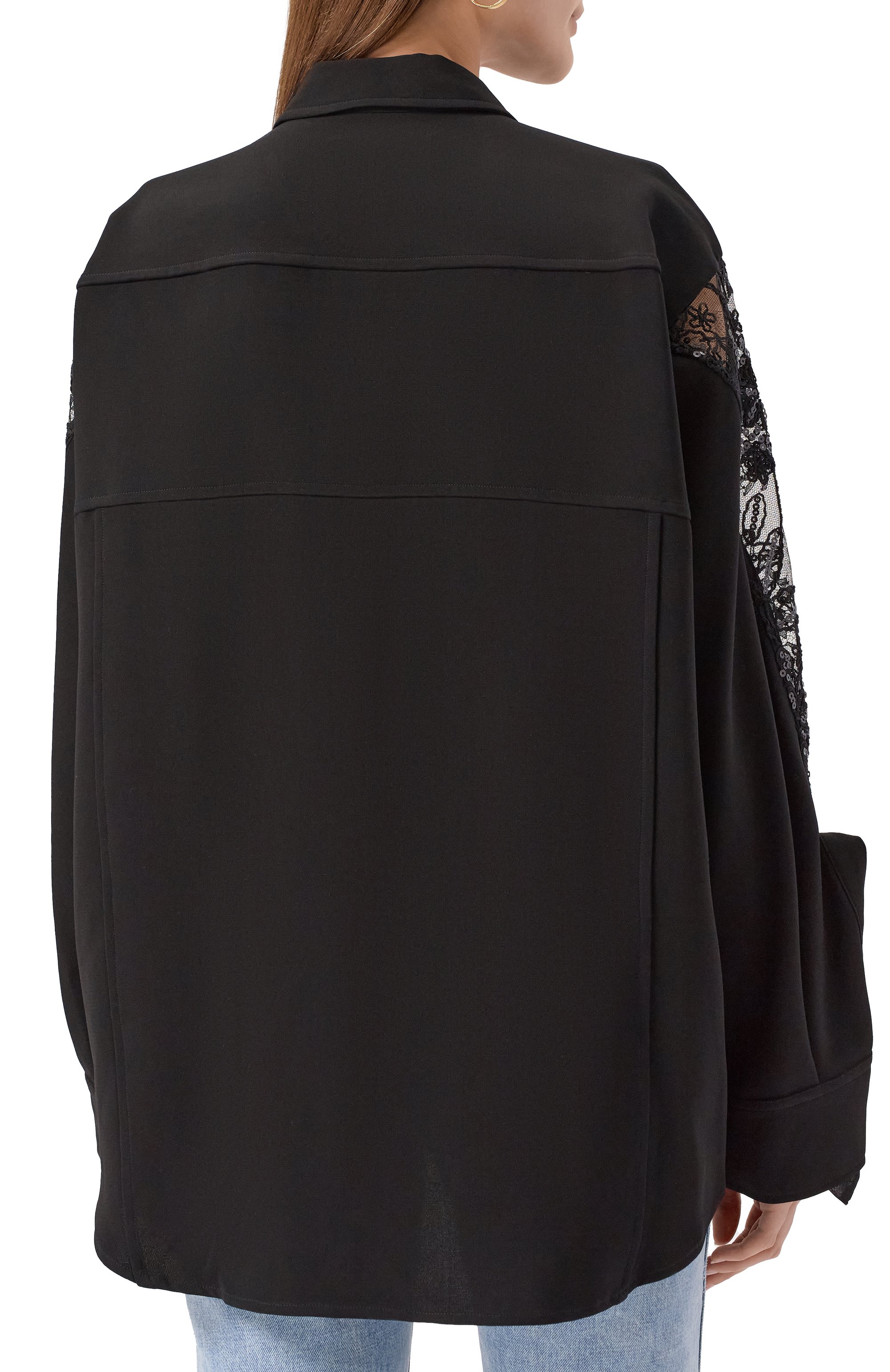 Блузка с отделкой пайетками 3.1 PHILLIP LIM, арт. S252-21687SQL, фото 4