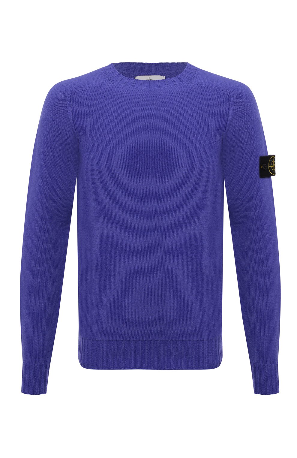 Шерстяной свитер STONE ISLAND синего цвета по цене 24350 руб., арт. 7515505A3, фото 1 Шерстяной свитер STONE ISLAND, арт. 7515505A3, фото 1