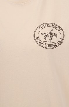 Хлопковая футболка SPORTY AND RICH, арт. T0043612244CR01, фото 6