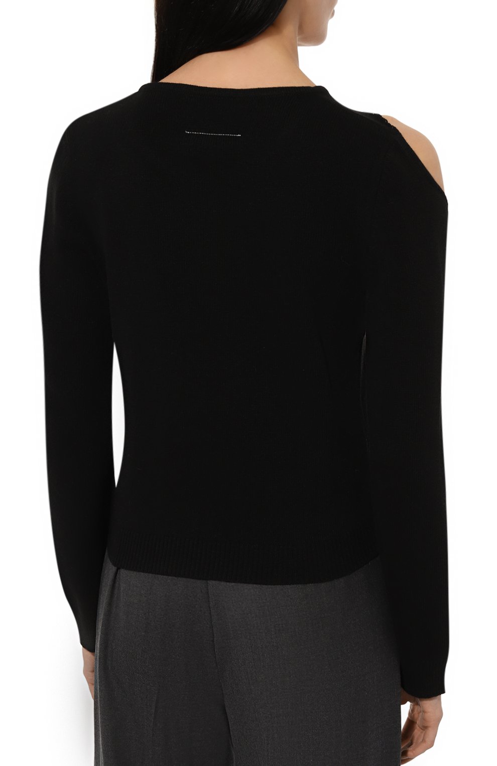 Шерстяной пуловер MM6, арт. S62NH0034/M13071, фото 4