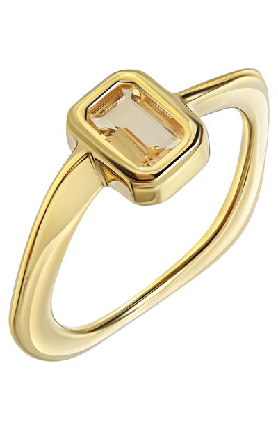 Кольцо с цитрином MOONKA, арт. wav-r-cit, фото 3