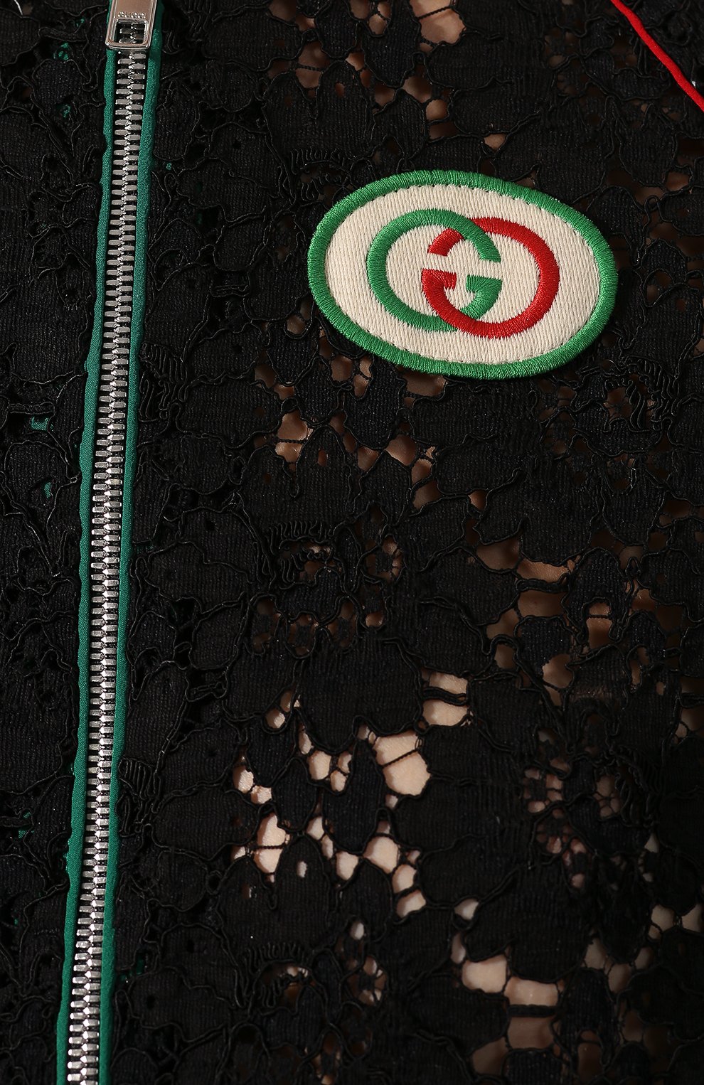 Бомбер из смеси вискозы и хлопка GUCCI черного цвета по цене 285120 руб., арт. 575927/ZACDX, фото 5 Бомбер из смеси вискозы и хлопка GUCCI, арт. 575927/ZACDX, фото 5