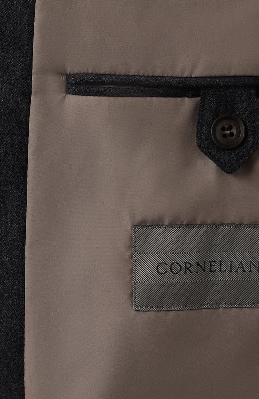 Шерстяная куртка Corneliani 94L534-9418540 Синий  94L534-9418540 Фото 6