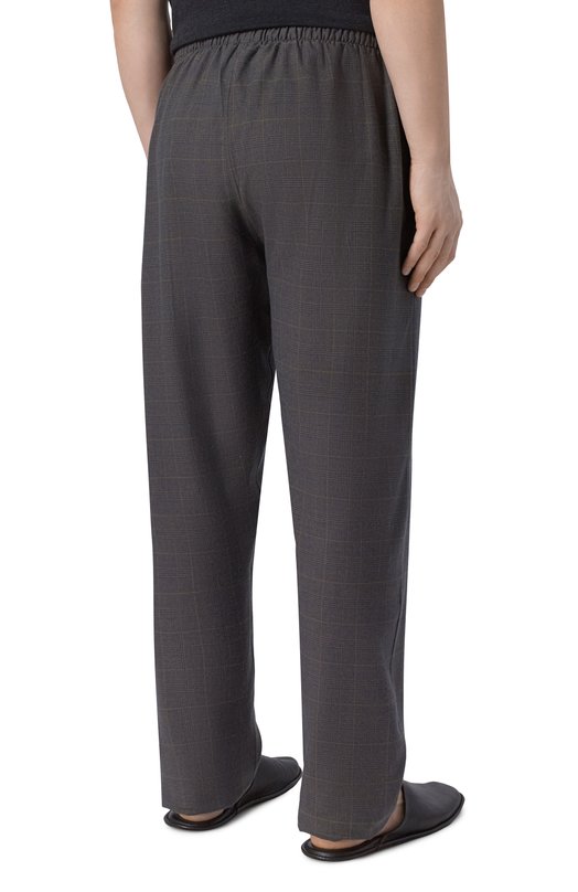 Домашние брюки из хлопка и шерсти Zimmerli 4600-75180 Коричневый  4600-75180 Фото 4