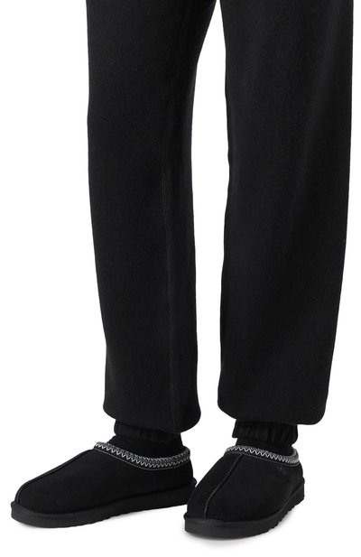 Замшевые сабо tasman ii UGG черного цвета по цене 18450 руб., арт. 1174671, фото 3 Замшевые сабо tasman ii UGG, арт. 1174671, фото 3