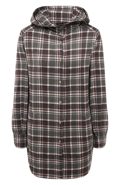 Женская хлопковая рубашка KITON, арт. D54435H0907107