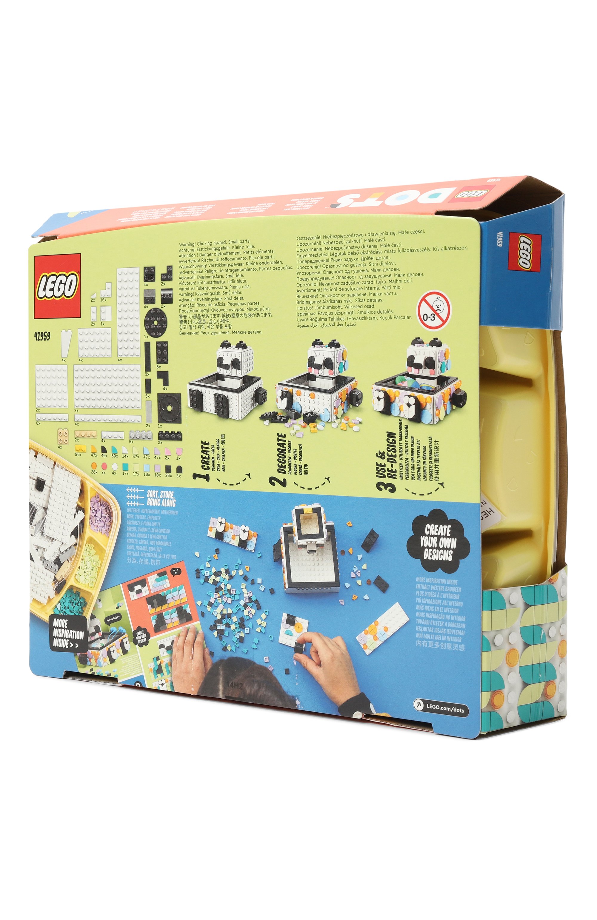 Набор для творчества cute panda tray LEGO, арт. 41959, фото 2