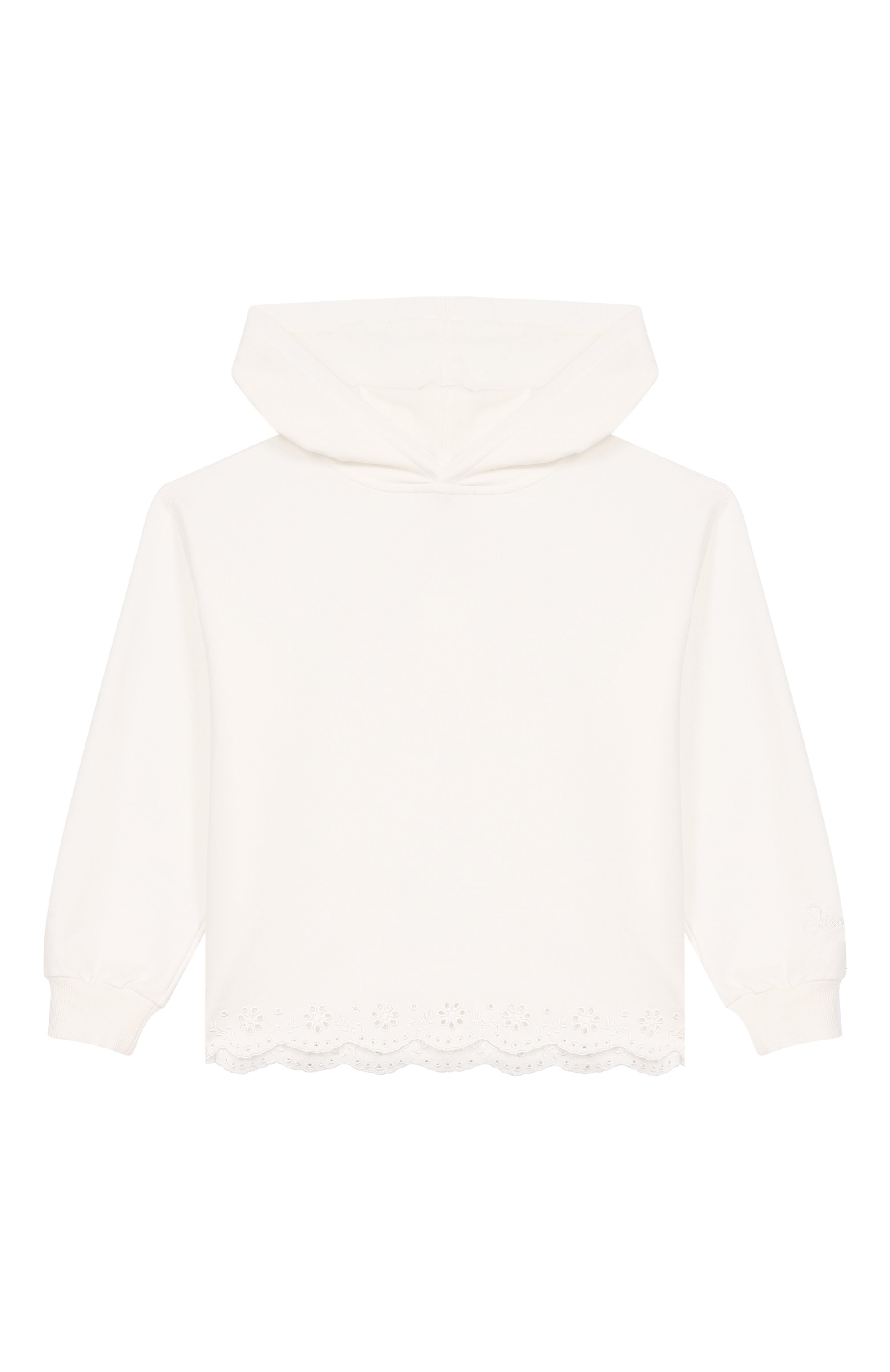 Хлопковое худи MONNALISA, арт. 17G600, фото 1