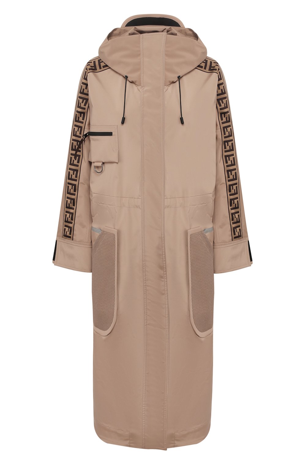 Плащ FENDI темно-бежевого цвета по цене 225000 руб., арт. FAA477 AB3Q, фото 1 Плащ FENDI, арт. FAA477 AB3Q, фото 1