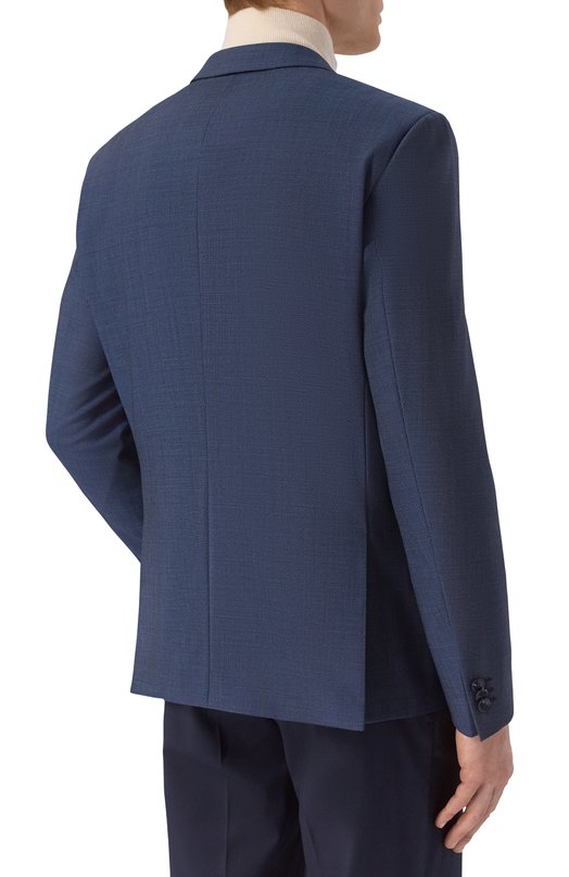 Однобортный пиджак HUGO 50495628 Синий  50495628 Фото 5