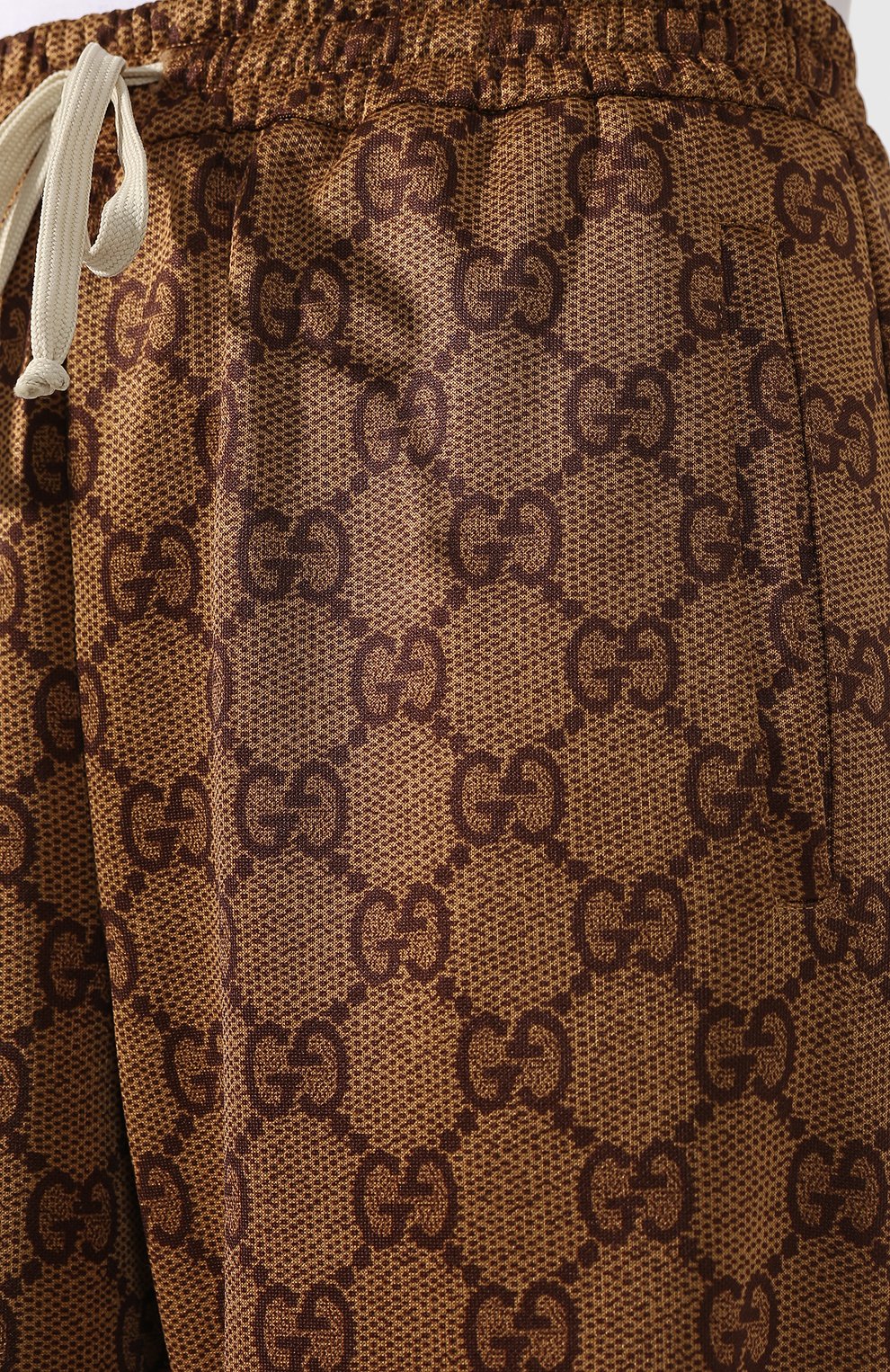 Джоггеры GUCCI коричневого цвета по цене 141120 руб., арт. 546427/XJAEL, фото 5 Джоггеры GUCCI, арт. 546427/XJAEL, фото 5