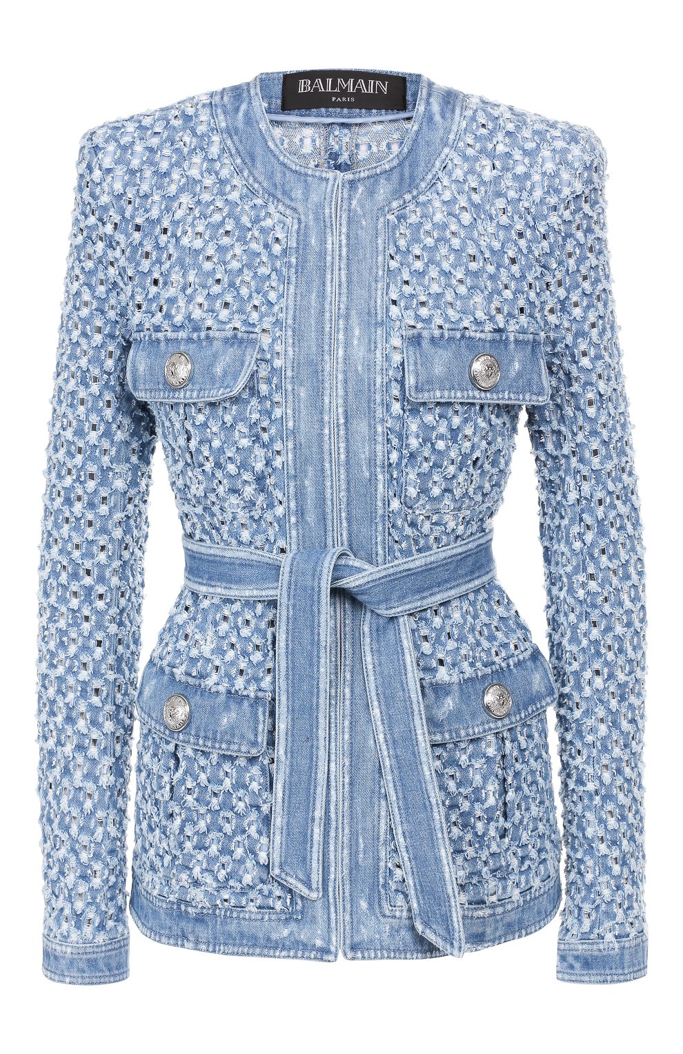 Джинсовый жаке т BALMAIN, арт. RF27475/D032, фото 1
