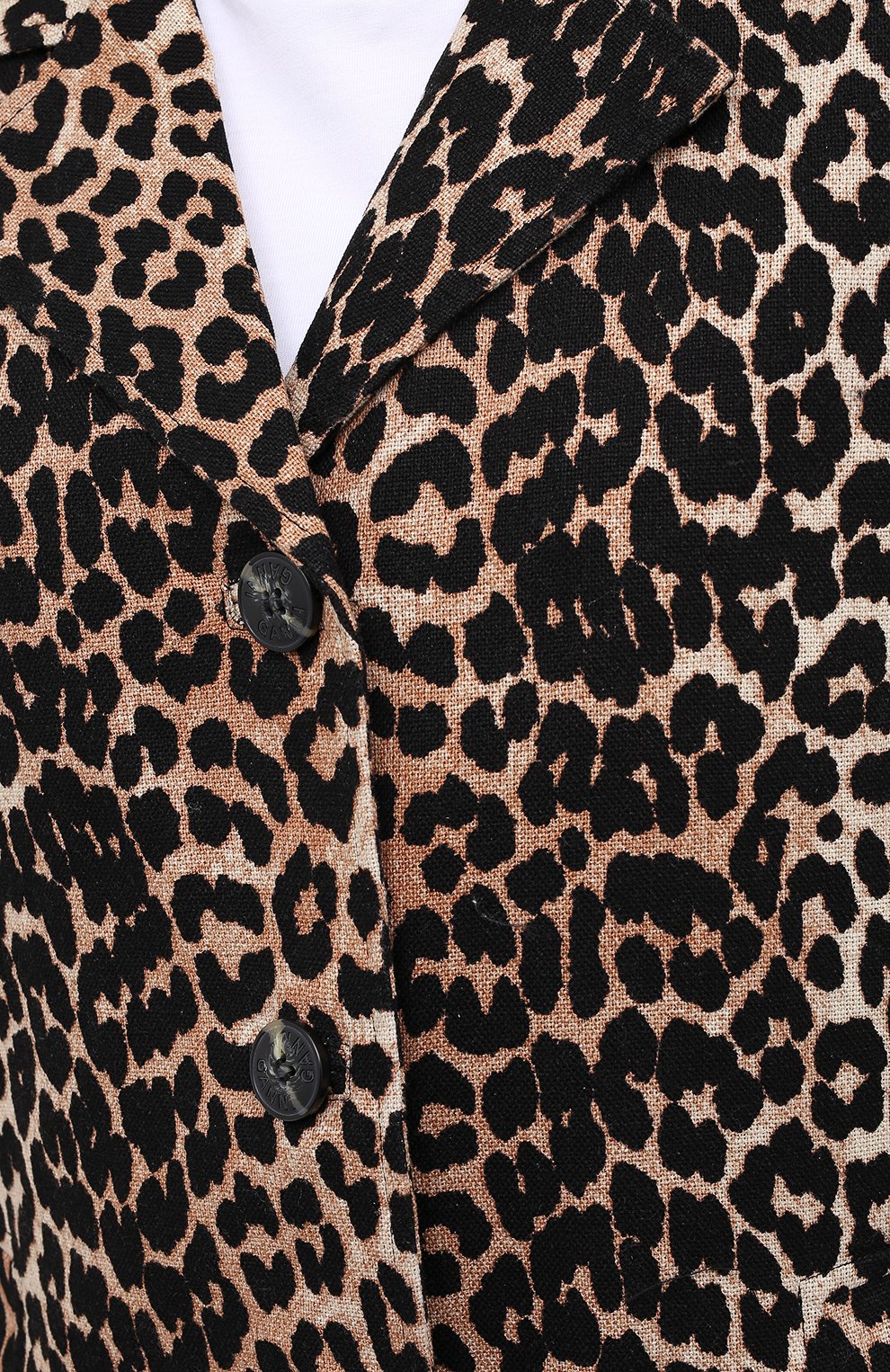 Пальто из хлопка и льна GANNI, арт. F5013, фото 5