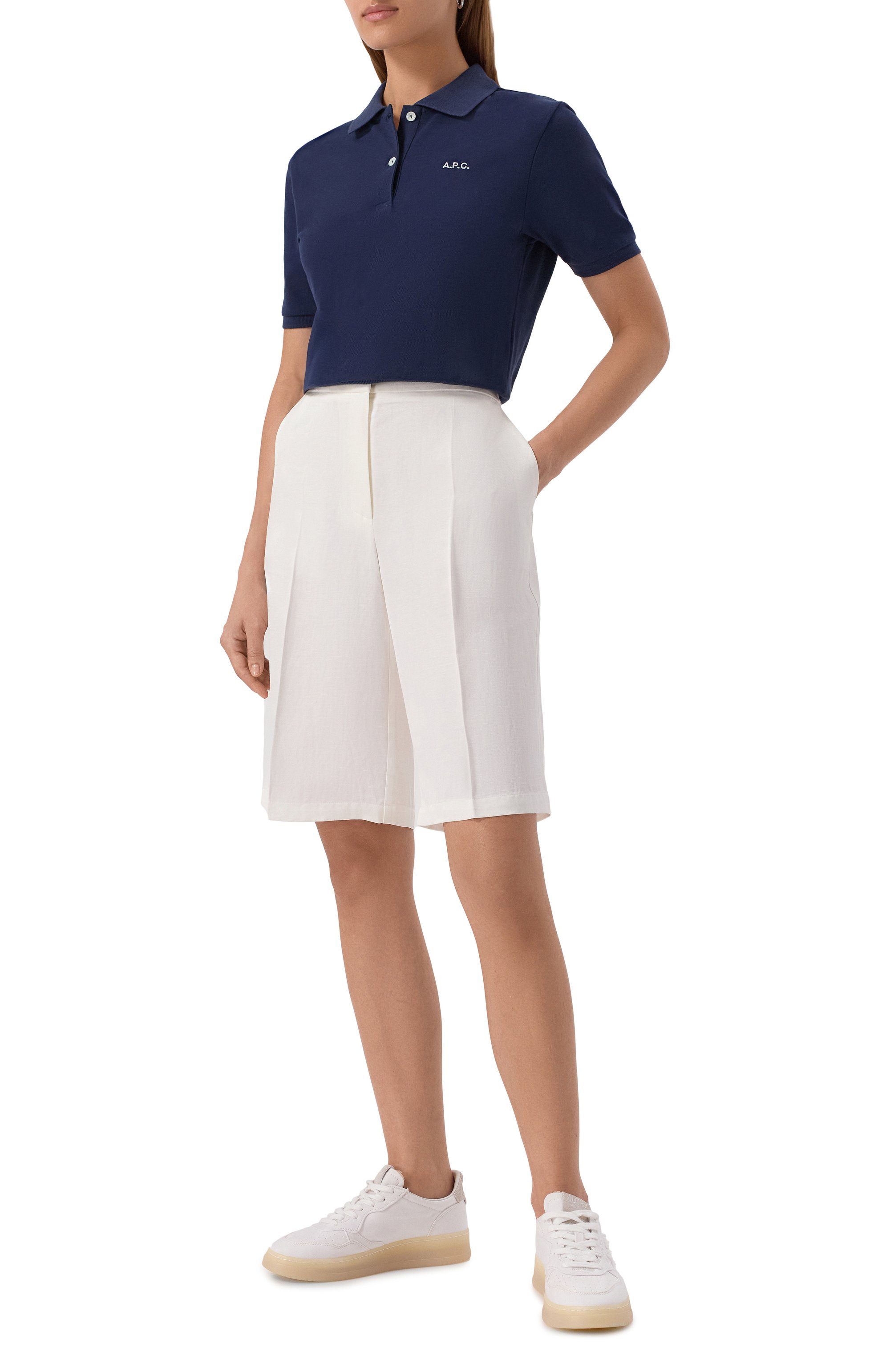 Хлопковое поло A.P.C., арт. F26522/C0GWZ, фото 2