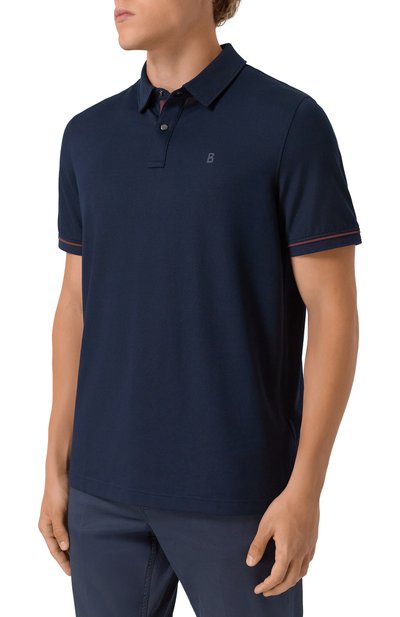 Поло BOGNER темно-синего цвета по цене 17100 руб., арт. 58102727, фото 3 Поло BOGNER, арт. 58102727, фото 3
