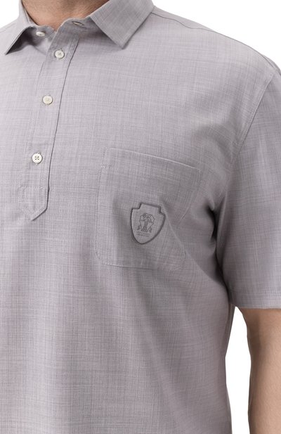 Шерстяная рубашка BRUNELLO CUCINELLI, арт. MM6701301F, фото 5