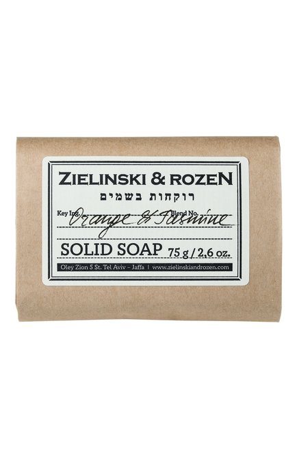 Твердое мыло orange & jasmine, vanilla (75g) ZIELINSKI&ROZEN бесцветного цвета, арт. 4627153150695 | Фото 1 (Статус проверки: Проверена категория)