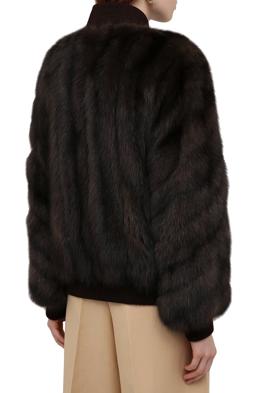 Бомбер из меха соболя VICTORIA KUSENKOVA, арт. 763500003564, фото 4