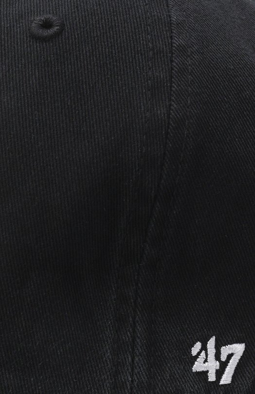 Хлопковая бейсболка Sporty and Rich AC060627668BA02 Чёрный  AC060627668BA02 Фото 4